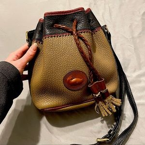 SOLD - Vintage Dooney & Bourke Teton Bucket Bag